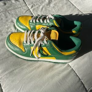 Nike Green and Yellow ‘Brazil’ Dunks
